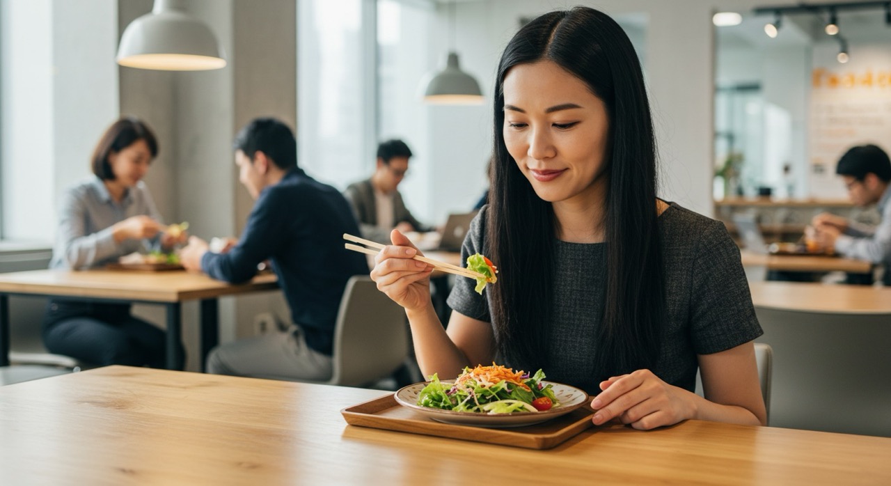 「よく噛む」だけで変わる！食べ方の工夫で、脂肪をためにくい体づくりを